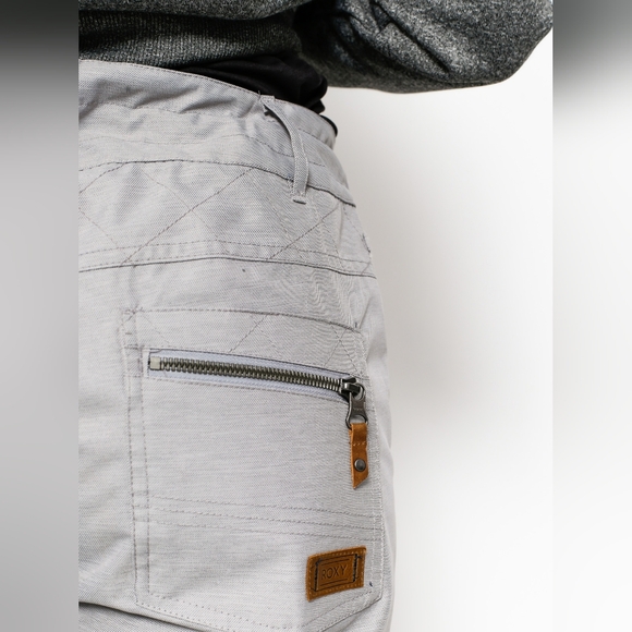 Roxy Rifter Snow Pants Grey - Picture 13 of 14